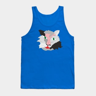 Cat art Tank Top